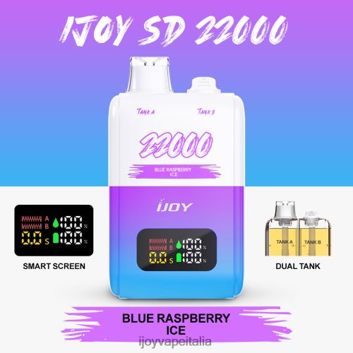Best iJOY Flavor - iJOY SD 22000 monouso H2H04F149 ghiaccio al lampone blu