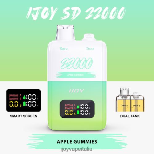 iJOY For Sale - iJOY SD 22000 monouso H2H04F145 caramelle gommose alla mela